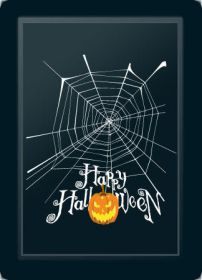 Halloween-Spider Web Logo Panel (Logo Panel Size: 24" Panel for Xpression Gaming Chair Only)