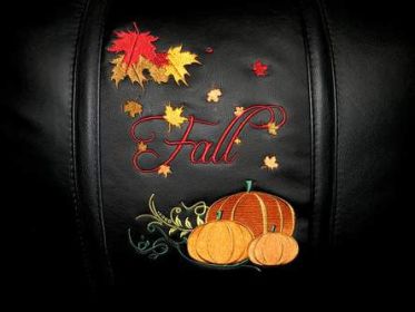 Fall-Pumpkin Spice Logo Panel (Logo Panel Size: 24" Panel for Xpression Gaming Chair Only)