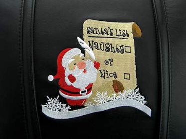 Christmas-Naughty or Nice? Logo Panel (Logo Panel Size: 24" Panel for Xpression Gaming Chair Only)