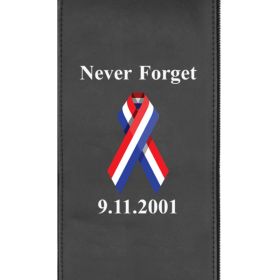 9/11 Never Forget Logo Panel (Logo Panel Size: 24" Panel for Xpression Gaming Chair Only)