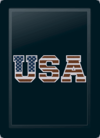 USA Block Logo Panel (Logo Panel Size: 30" Panel For All Other Chairs)